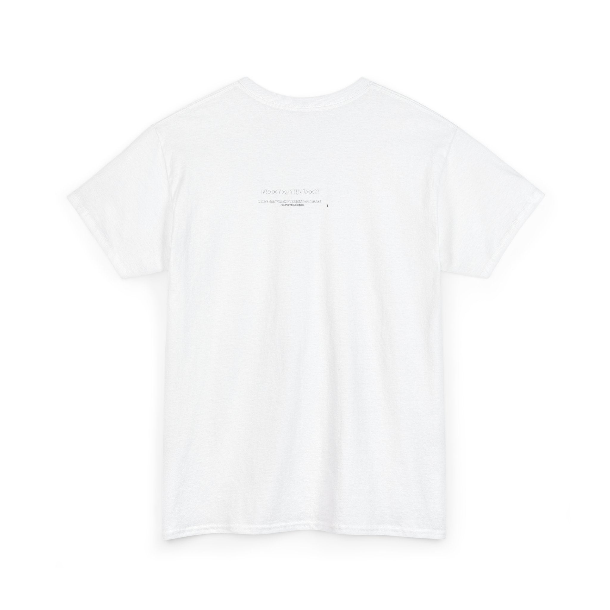 Graphic Tee — "Theres No Birthday party?" Minimalist Text Shirt