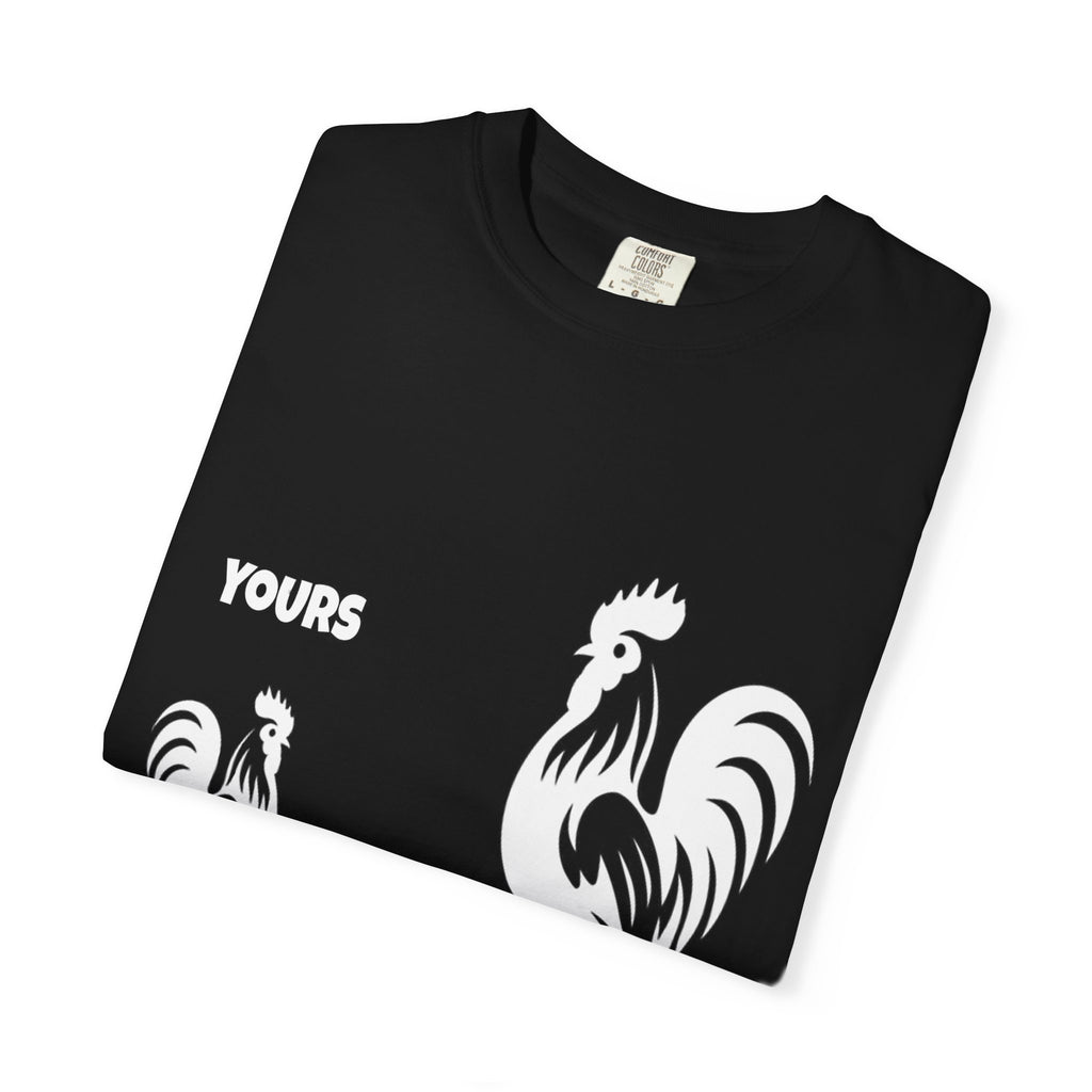 Rooster 'Yours Mine' Graphic T-Shirt