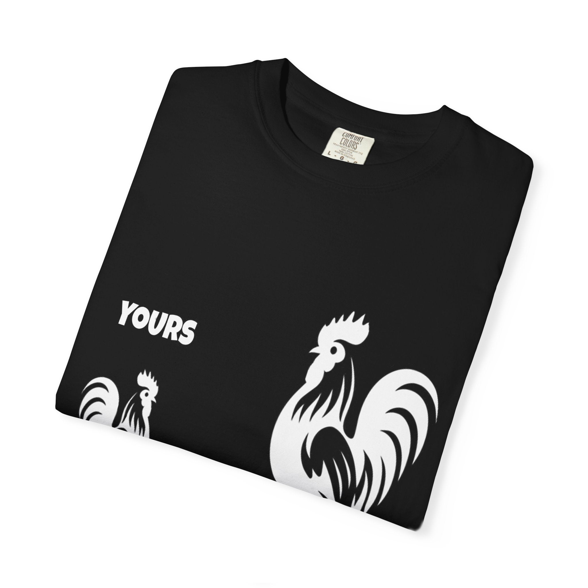 Rooster 'Yours Mine' Graphic T-Shirt