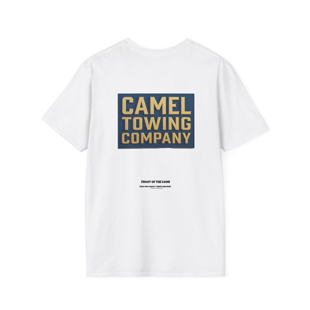 Towing Company Logo Tee — Vintage Camel Towing Co. 24/7 Roadside Assistance Shirt