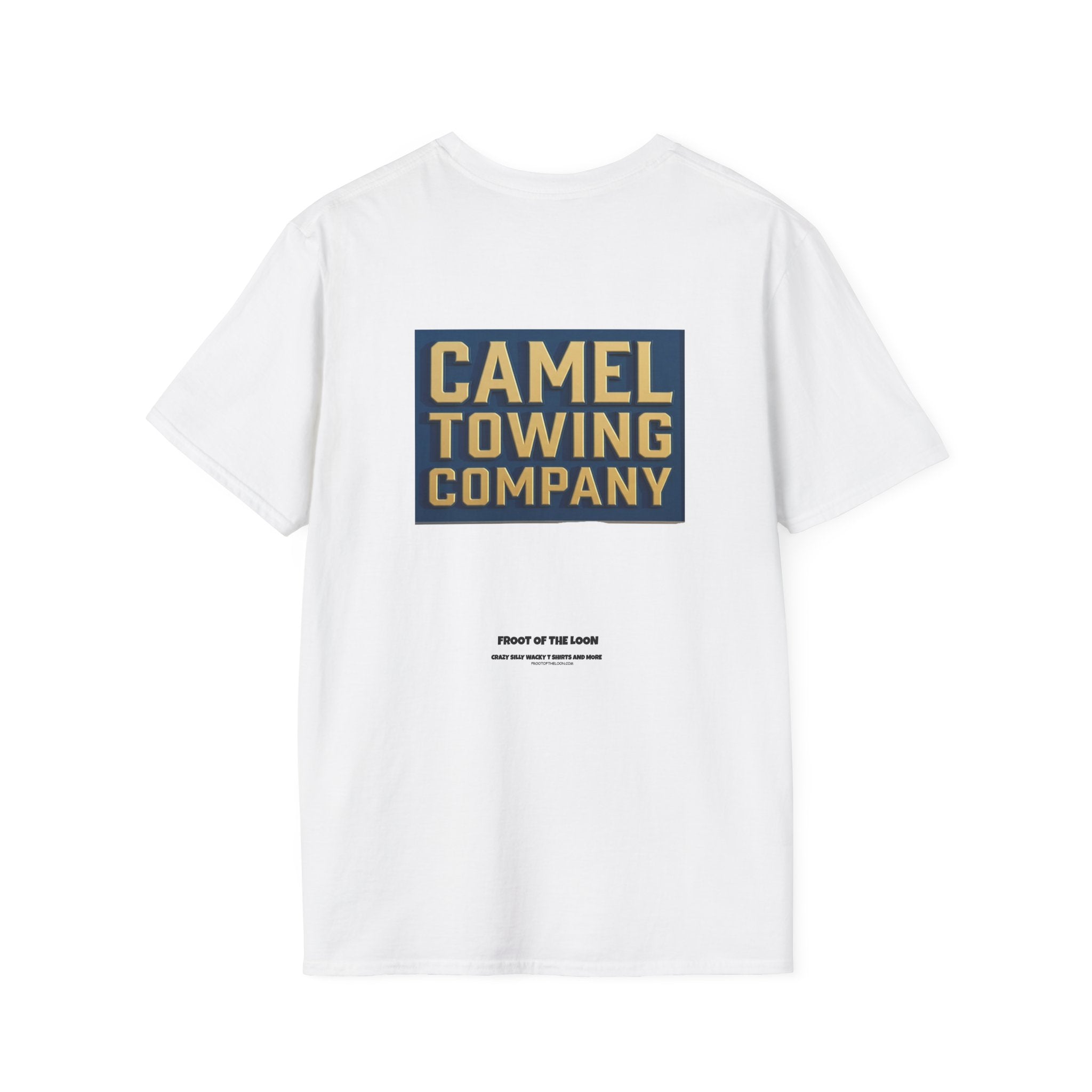 Towing Company Logo Tee — Vintage Camel Towing Co. 24/7 Roadside Assistance Shirt
