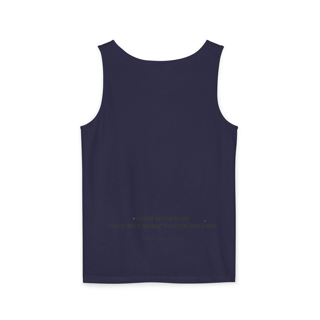 Graphic Tank — "Chill Out I'm Hilarious" Funny Slogan Tank Top