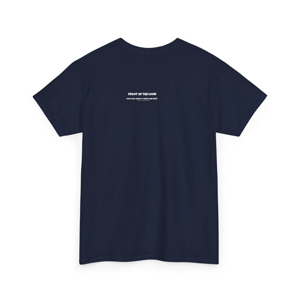 Graphic Tee — "Theres No Birthday party?" Minimalist Text Shirt
