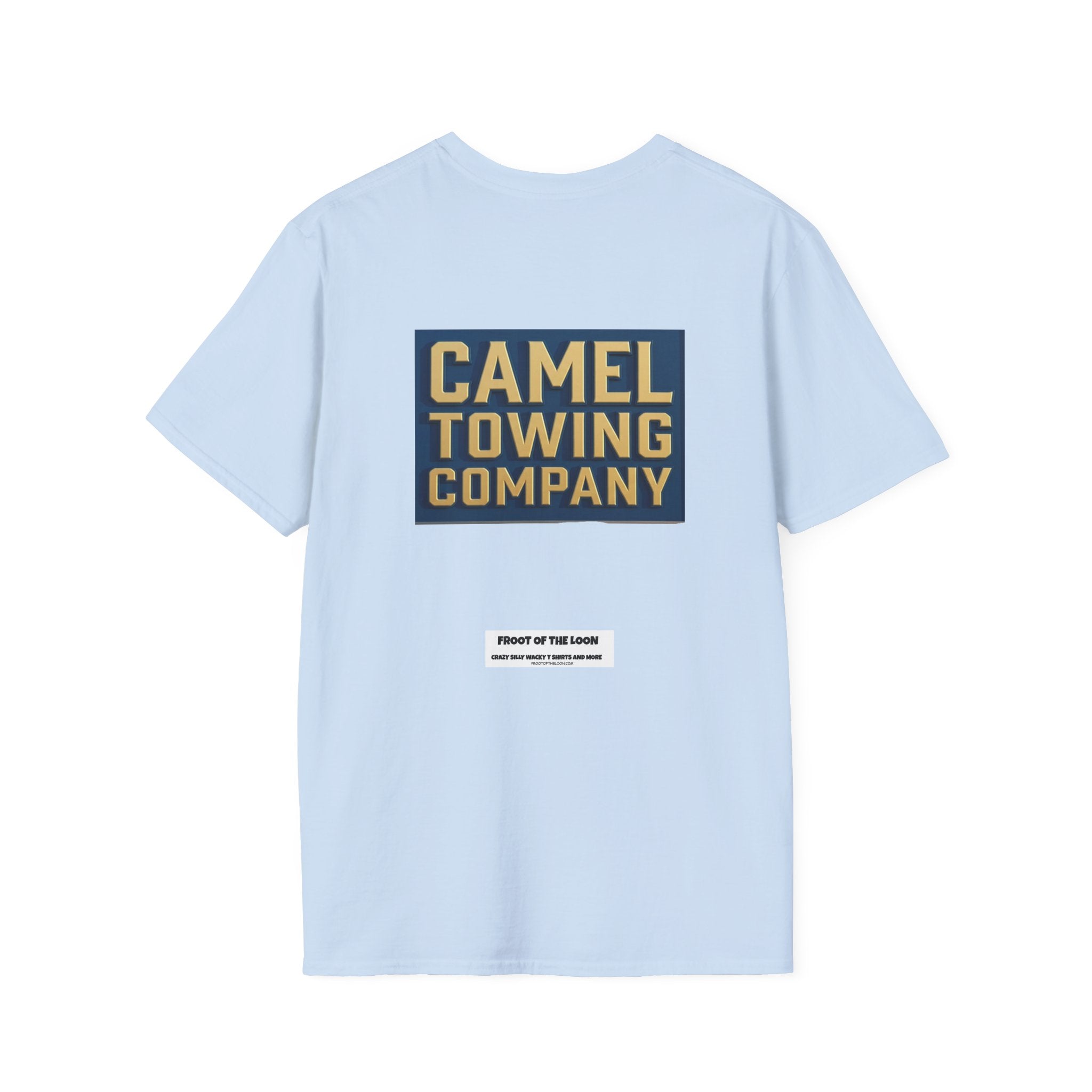 Towing Company Logo Tee — Vintage Camel Towing Co. 24/7 Roadside Assistance Shirt