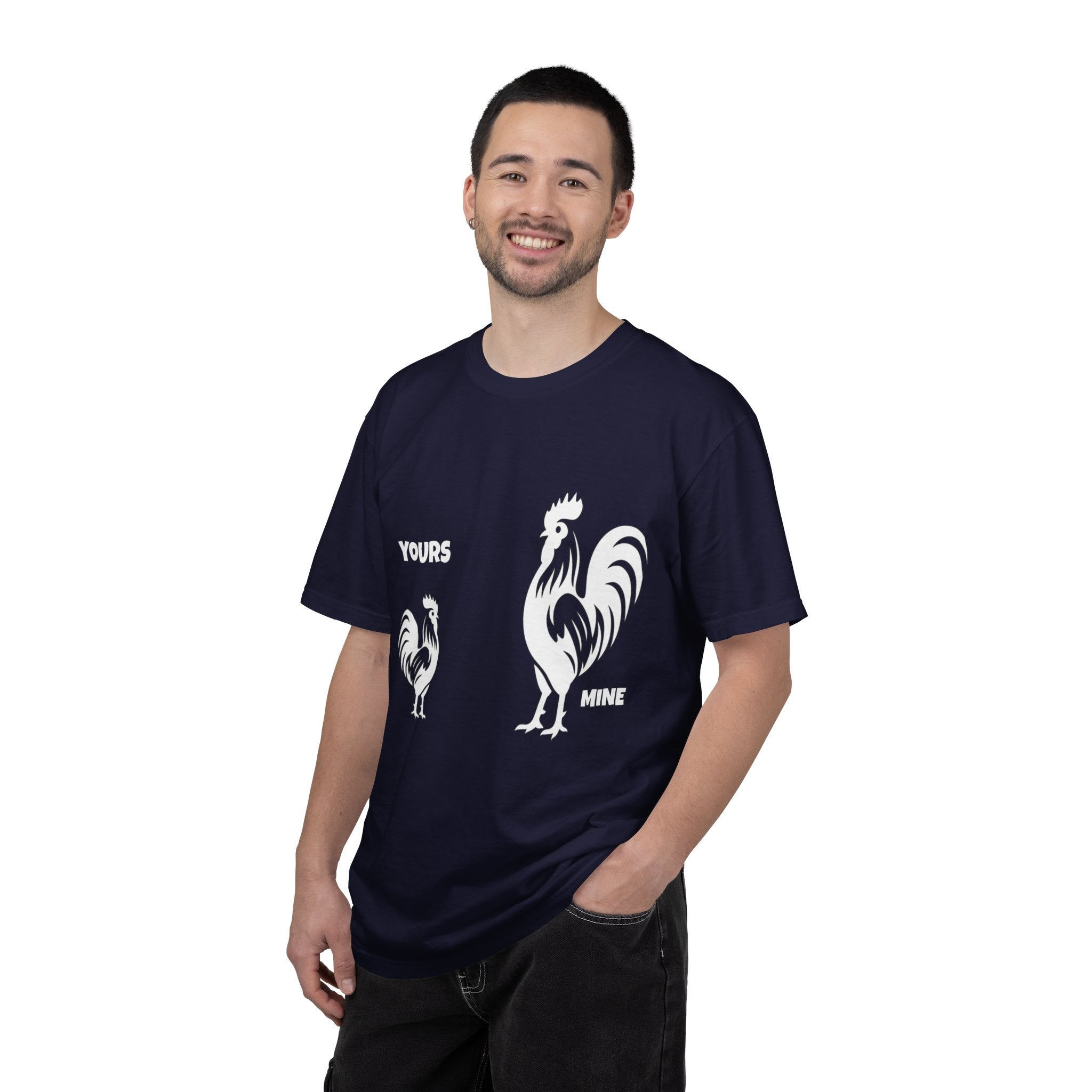 Rooster 'Yours Mine' Graphic T-Shirt