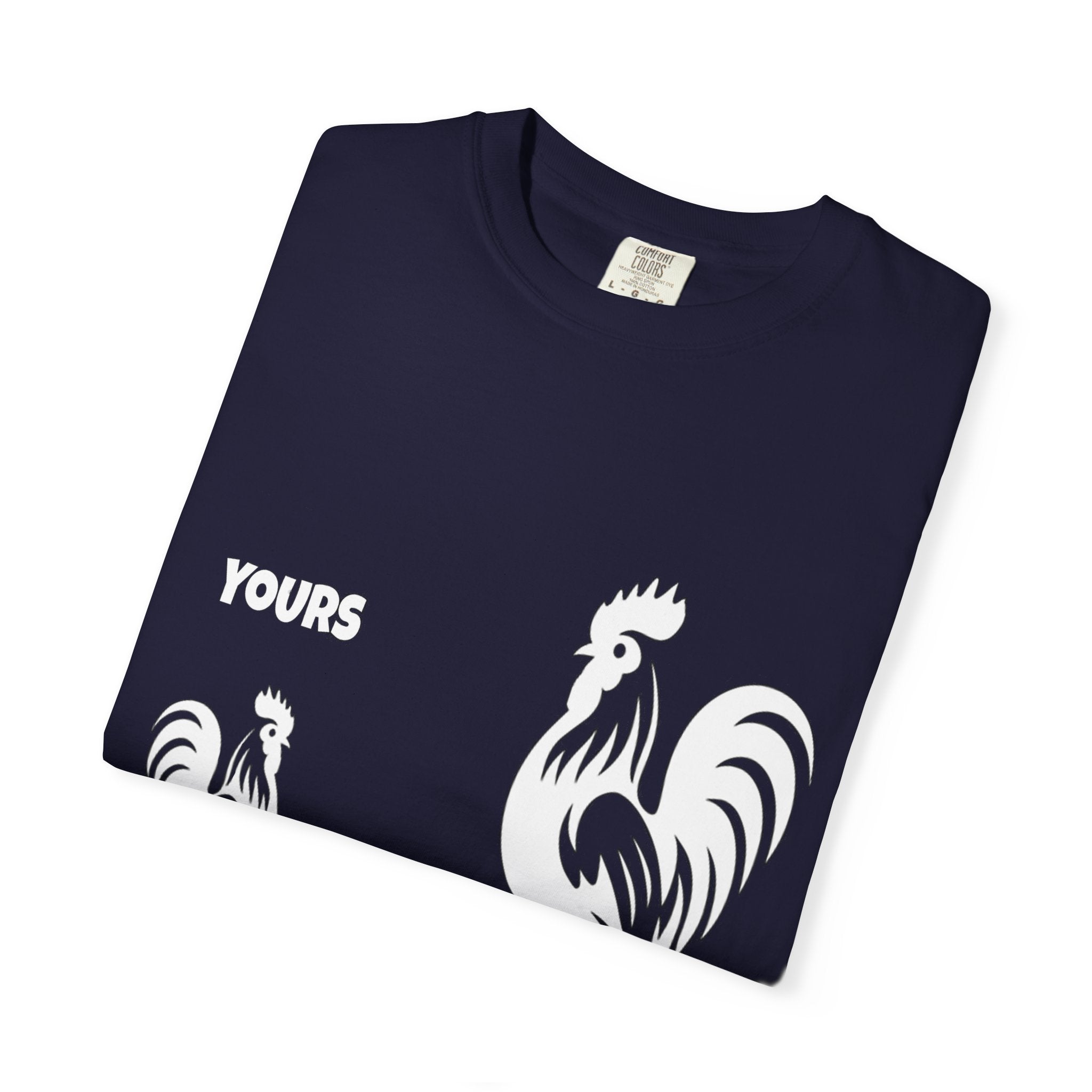 Rooster 'Yours Mine' Graphic T-Shirt