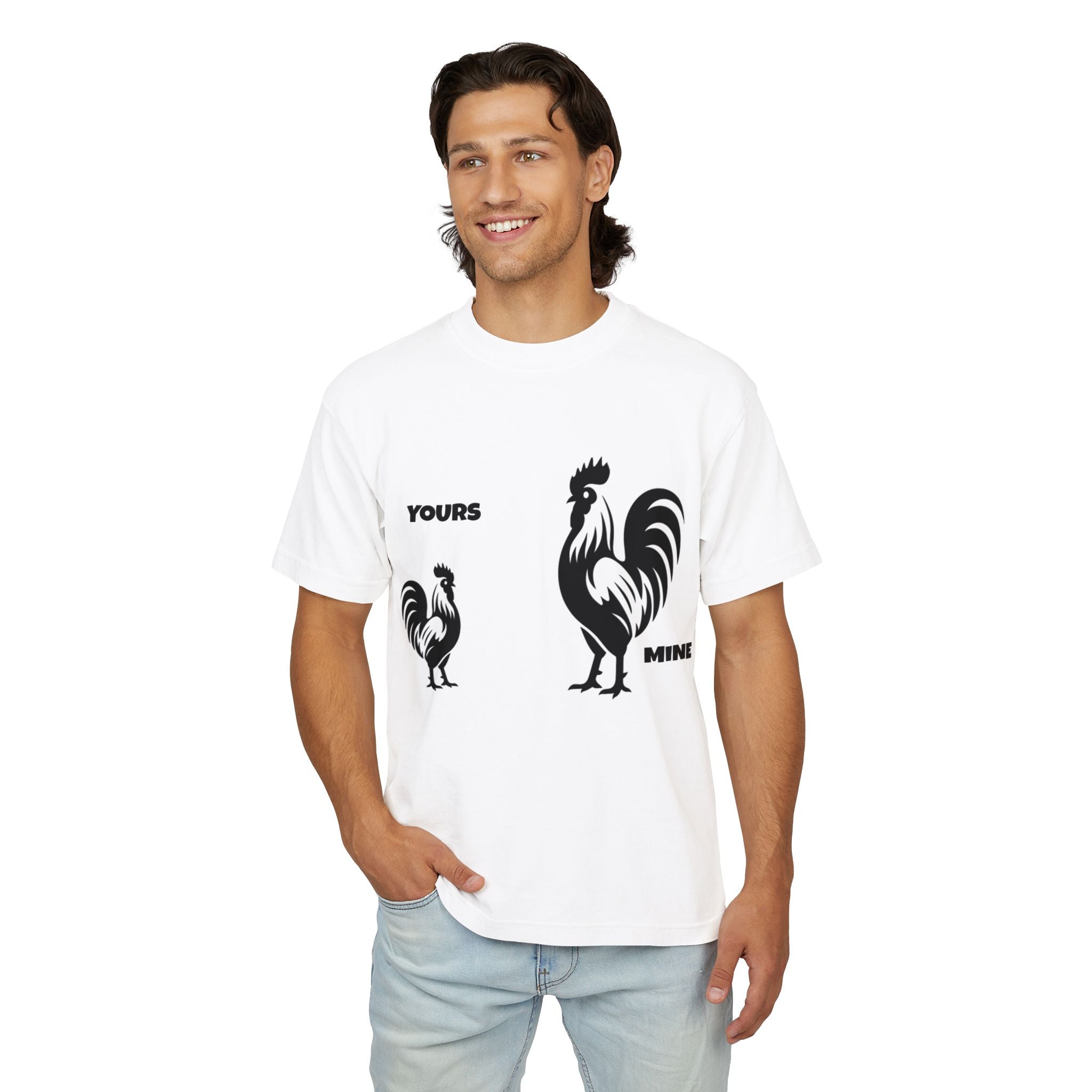 Rooster "Yours Mine" Graphic Tee – Proof of the Loon Backprint